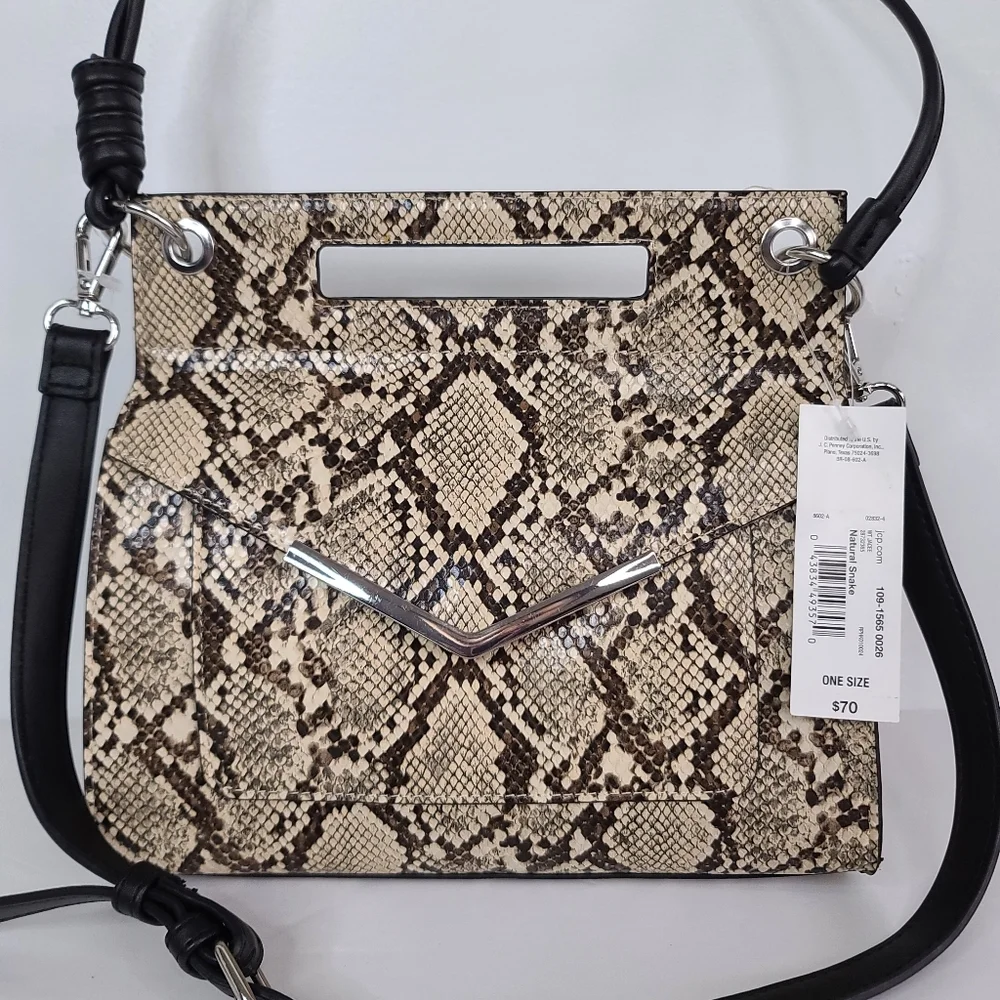 Worthington Natural Snake Purse. New With Tags.